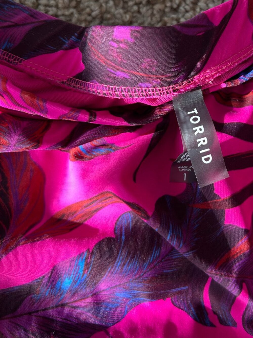 TORRID Pink & Purple, Skirt/Swimsuit Bottoms - Picture 3 of 3